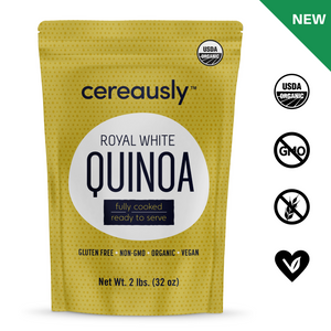 Fully Cooked Organic White Quinoa (2 LB Pouch)