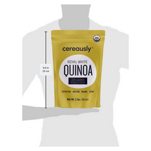 Load image into Gallery viewer, Fully Cooked Organic White Quinoa (2 LB Pouch)