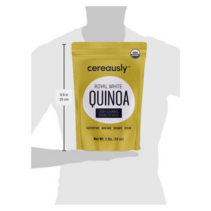 Fully Cooked Organic White Quinoa (2 LB Pouch)
